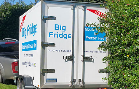 Exterior of the trailer